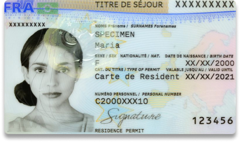 France permit card